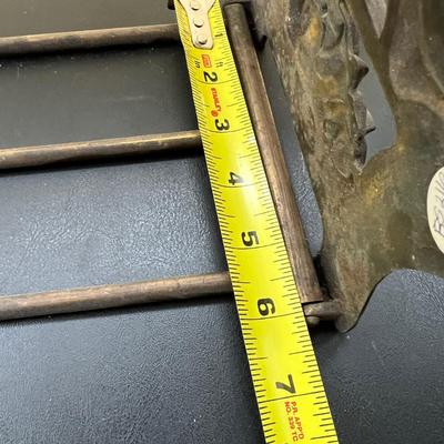 Antique Art Deco Expandable Brass Book Holder