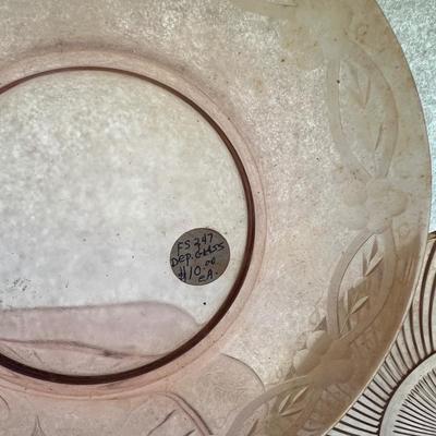 Lotof Pink Depression Glass