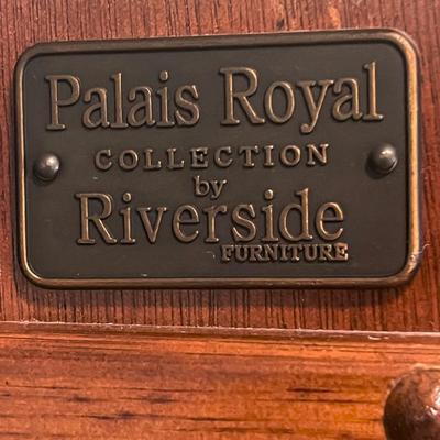 RIVERSIDE ~ Mahogany “Palais Royal Collection” Inlaid Armoire