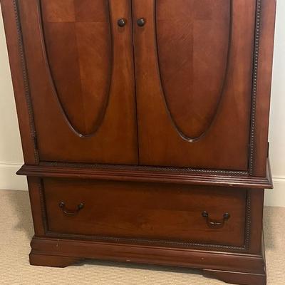 RIVERSIDE ~ Mahogany “Palais Royal Collection” Inlaid Armoire