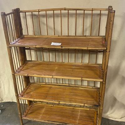 Vintage Bamboo Shelf