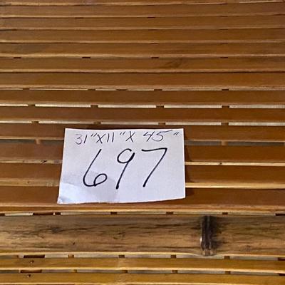 Vintage Bamboo Shelf