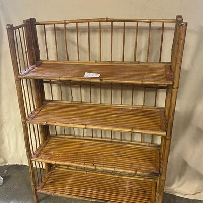 Vintage Bamboo Shelf