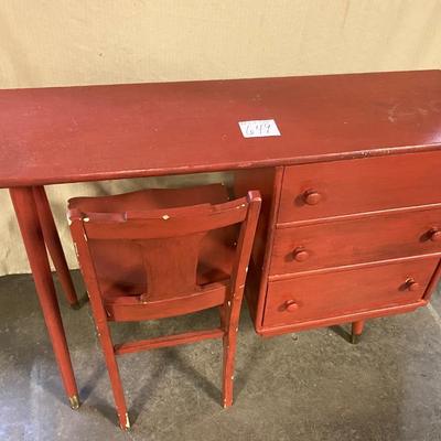 Vintage MCM Desk and Chair