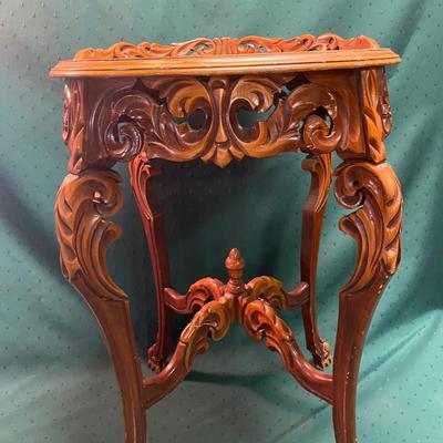 Beautiful Hand Carved Side Table