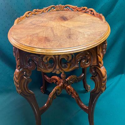 Beautiful Hand Carved Side Table