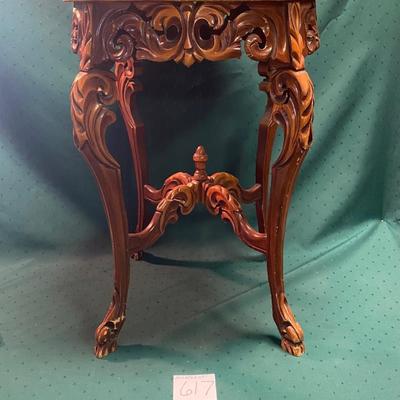 Beautiful Hand Carved Side Table