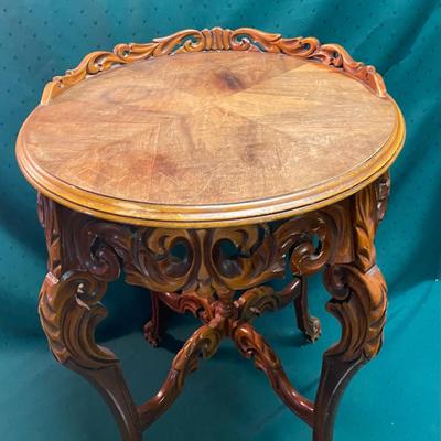 Beautiful Hand Carved Side Table
