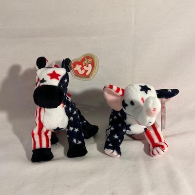 American Themed Beanie Babies (B1-DZ)