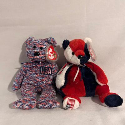 American Themed Beanie Babies (B1-DZ)