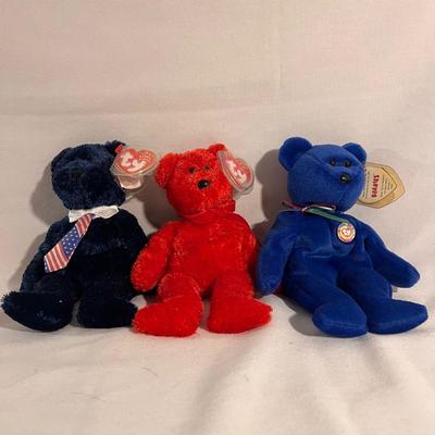 American Themed Beanie Babies (B1-DZ)