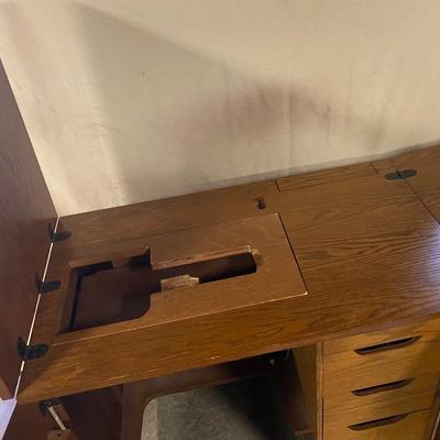 Parsons Sewing Machine Lift Cabinet