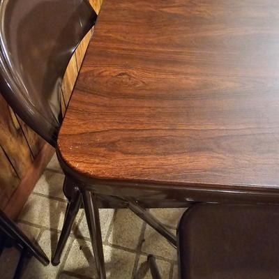 Three Samsonite Card Tables with Chairs (BDB-JS)