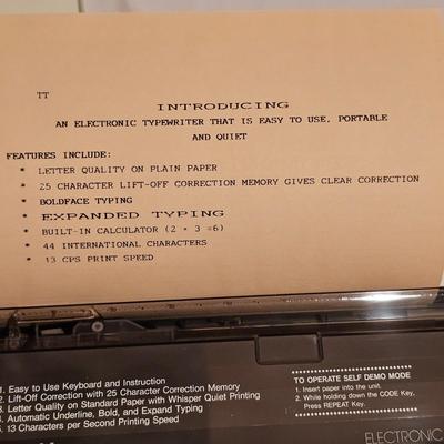Brother EP 150 Electronic Typewriter w/ Typewriter Paper (BDB-JS)