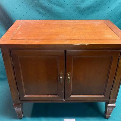 Vintage 2 Door Record Cabinet