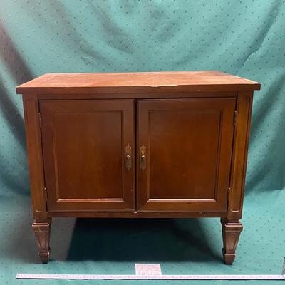 Vintage 2 Door Record Cabinet