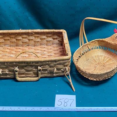 Vintage Chicken Basket and More