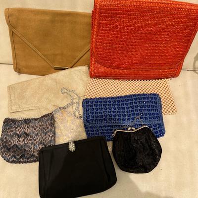Lot of 9 Vintage Purses
