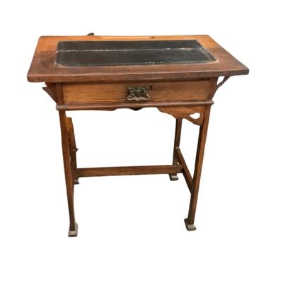 1148 Arts & Crafts Oak Writing Desk