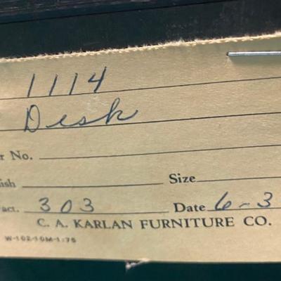 Vintage Asian Chinoiserie Desk