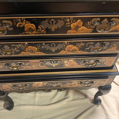 Vintage Asian Chinoiserie Desk
