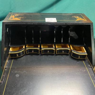 Vintage Asian Chinoiserie Desk