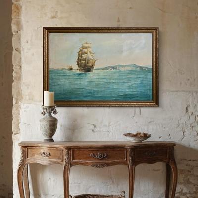 1149 Original Oil Of Seascape By Jay Arnold Outward Bound