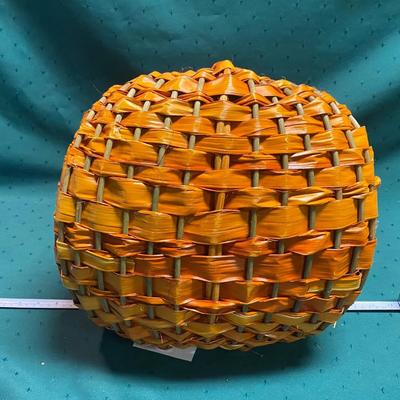 Vintage Banana Leaf Basket