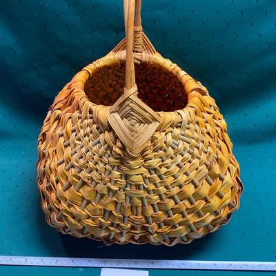 Vintage Banana Leaf Basket
