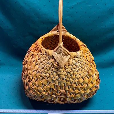 Vintage Banana Leaf Basket