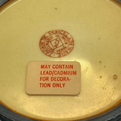 Beautiful Plate From Hong Kong-4