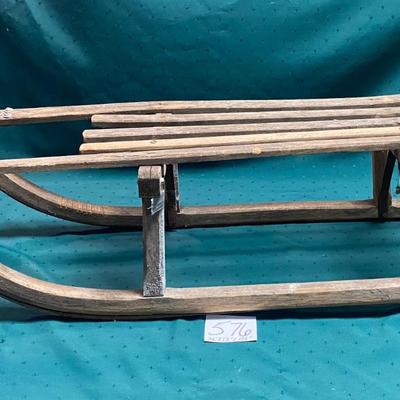 Vintage Wood Sled