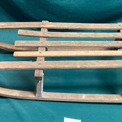 Vintage Wood Sled