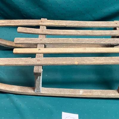 Vintage Wood Sled