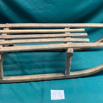 Vintage Wood Sled