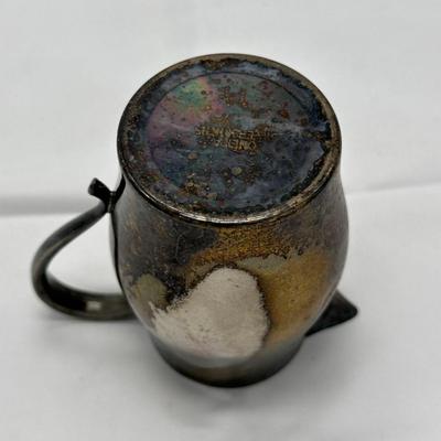 Vintage Silver-Plated Water Pitcher, Vintage Dining Water Pitcher