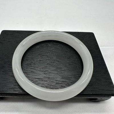 Chinese White Jade Bangle