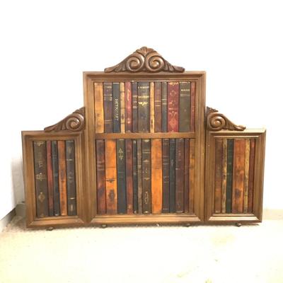 1153 Vintage Decorative Book Screen