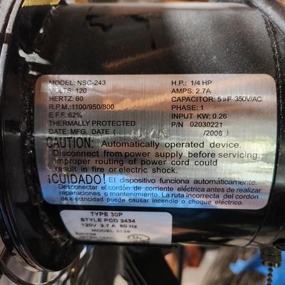 Lasko Adjustable Height Max Performance Industrial Grade oscillating Fan Model 3138