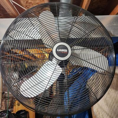 Lasko Adjustable Height Max Performance Industrial Grade oscillating Fan Model 3138