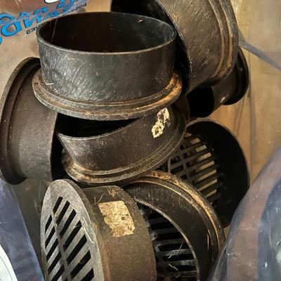 Bag of 19 6” Black NDS Grates Round