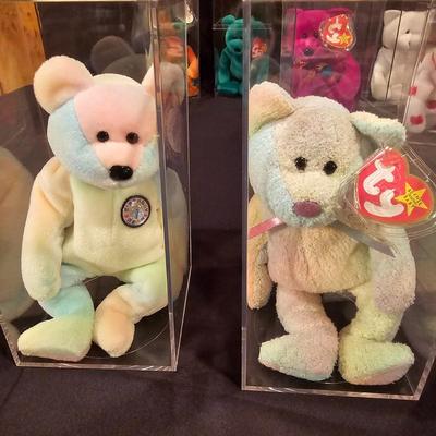Assorted Beanie Baby Collectibles in Cases ( BDB-JS)