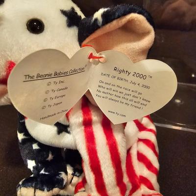 Assorted Beanie Baby Collectibles in Cases ( BDB-JS)