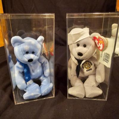 Assorted Beanie Baby Collectibles in Cases ( BDB-JS)