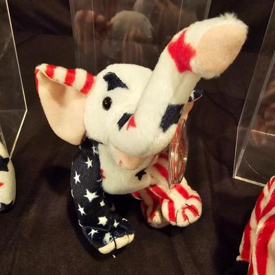 Assorted Beanie Baby Collectibles in Cases ( BDB-JS)