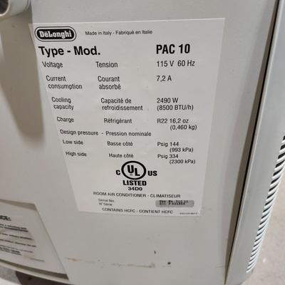 De'Longhi Pinguino Portable Air Conditioner