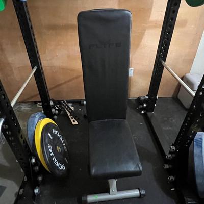 Rogue Squat Rack Set with Bench