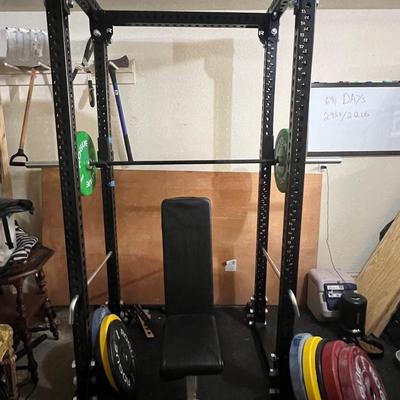 Rogue Squat Rack Set with Bench