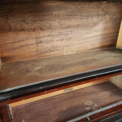 3 Section Globe-Wernieke Sectional Bookcase Barrister Pattern 112 Grade 398 1/2