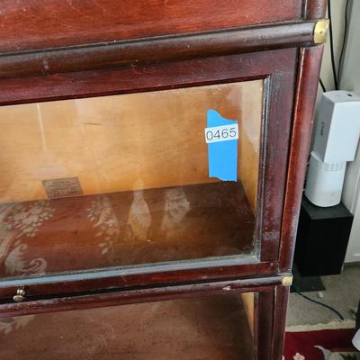 3 Section Globe-Wernieke Sectional Bookcase Barrister Pattern 112 Grade 398 1/2